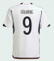 Preview: Adidas Alemania camiseta 9 Niklas Füllkrug Copa del Mundo 2022 blanco/negro senor S, M, L o XL