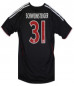 Preview: Adidas FC Bayern München Trikot 31 Bastian Schweinsteiger 2011/12 schwarz T-Com Herren L