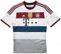 Preview: Adidas FC Bayern Munich jersey 3 Xabi Alonso 2014/15 away white men's M (b-stock)