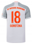 Preview: Adidas FC Bayern Munich jersey 18 Leon Goretzka 2020/21 away white/grey men's L