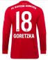 Preview: Adidas FC Bayern Munich jersey 18 Leon Goretzka 2020/21 home red longsleeve T-com men's M