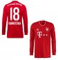 Preview: Adidas FC Bayern Munich jersey 18 Leon Goretzka 2020/21 home red longsleeve T-com men's M