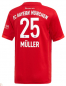Preview: Adidas FC Bayern München Trikot 25 Thomas Müller 2019/20 heim rot Herren XL