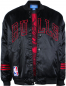 Preview: Adidas Chicago Bulls Jacke NBA Basketball Originals Satin College Schwarz Herren XL