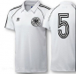 Preview: Adidas Alemania camiseta 5 Franz Beckenbauer copa del mundo 1974 DfB blanco señor M, L o XL