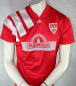 Preview: Adidas VFB Stuttgart Trikot 10 Maurizio Gaudino 1992/93 rot Südmilch Herren (S-M) Jugend 176 cm