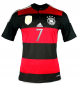 Preview: Adidas Deutschland Trikot 7 Bastian Schweinsteiger WM 2014 DFB Auswärts 4 Sterne Kinder 164 cm oder Herren XS