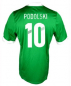 Preview: Adidas Deutschland Trikot 10 Lukas Podolski Euro 2012 auswärts DFB grün Herren 3XL/XXXL