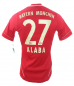 Preview: Adidas FC Bayern München Trikot 27 David Alaba 2012/13 Heim Rot Herren S