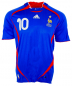 Preview: Adidas Frankreich Trikot 10 Zinedine Zidane WM 2006 Heim Blau Herren S (B-Ware)