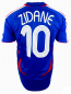 Preview: Adidas Frankreich Trikot 10 Zinedine Zidane WM 2006 Heim Blau Herren S (B-Ware)