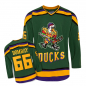 Preview: Anaheim Mighty Ducks Camiseta 66 Gordon Bombay NHL película verde nuevo senor S/M/L/XL/XXL/XXXL