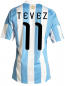 Preview: Adidas Argentinien Trikot 11 Carlos Tevez WM 2010 Heim Herren XXL/2XL