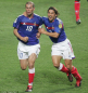 Preview: Adidas Frankreich Trikot 10 Zinedine Zidane Euro 2004 Blau Herren S M L XXL