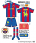 Preview: Nike FC Barcelona trousers Short Unicef 2007/08 mens - L
