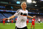 Preview: Adidas Deutschland Trikot 7 Basitan Schweinsteiger Euro 2008 schwarz rot DFB auswärts Herren M