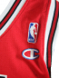 Preview: Champion Chicago Bulls Trikot 91 Dennis Rodman Rot Basketball NBA Herren XL oder XXL