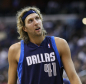 Preview: Reebok Dallas Mavericks jersey 41 Dirk Nowitzki NBA away Mavs swingover blue men's L or XXL/2XL
