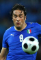 Preview: Puma Italien Trikot 9 Luca Toni Euro 2008 Blau Heim Kurzarm Herren M