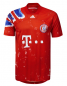 Preview: Adidas FC Bayern München Trikot Human-Race 1991-93 T-com heim neu Herren S