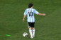 Preview: Adidas Argentinien Trikot 10 Lionel Messi WM 2010 heim weiß blau Herren M