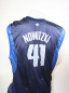 Preview: Reebok Dallas Mavericks jersey 41 Dirk Nowitzki NBA away Mavs swingover blue men's L or XXL/2XL