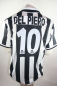 Preview: Kappa Juventus Turin Trikot Heim 1994/1995 #10 Del Piero Schwarz/Weiß XL
