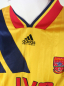 Preview: Adidas Arsenal London Trikot 10 Paul Merson Equipment JVC 1993/94 auswärts gelb Herren L