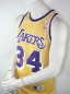 Preview: Champion L.A. Los Angeles Lakers Trikot 34 Shaquille o'Neal NBA Gelb Herren S