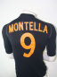 Preview: Kappa AS Roma Rome camiseta 9 Vincenzo Montella 2002/02 negro senor S