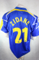 Preview: Kappa Juventus Turin Trikot 21 Zinédine Zidane 1997/98 Blau Herren XL