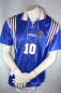 Preview: Adidas Frankreich Trikot 10 Zinedine Zidane Euro 1996 EM heim blau Herren L