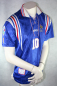 Preview: Adidas Frankreich Trikot 10 Zinedine Zidane Euro 1996 EM heim blau Herren L