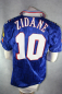 Preview: Adidas Frankreich Trikot 10 Zinedine Zidane Euro 1996 EM heim blau Herren L