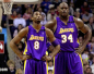 Preview: Reebok L.A Los Angelas Lakers Trikot 34 Shaquille O'Neil NBA blau Away Herren M