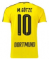 Preview: Puma Borussia Dortmund Trikot 10 Mario Götze 2016/17 BVB match worn heim Evonik Herren S