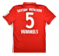 Preview: Adidas FC Bayern Munich jersey 5 Mats Hummels 2016/17 home red T-com Telekom men's XL