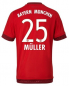 Preview: Adidas FC Bayern München Trikot 25 Thomas Müller 2015/16 heim rot Herren S oder XL