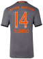 Preview: Adidas FC Bayern München Trikot 14 Xabi Alonso 2016/17 Auswärts grau 3rd Herren XL