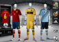 Preview: Adidas Spain jersey 6 Andrés Iniesta Euro 2012 away men's S/M/L/XL/XXL