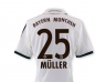 Preview: Adidas FC Bayern München Trikot 25 Thomas Müller 2013/14 Away Weiß M