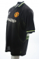 Preview: Umbro Manchester United camiseta 7 David Beckham 1998/99 Sharp negro señor L o XL