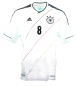 Preview: Adidas Deutschland Trikot 8 Mesuf Özil Euro 2012 DFB weiß heim Herren XL