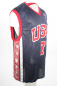 Preview: Reebok USA Trikot 7 Jermaine O'Neal NBA Swingman Schwarz Herren XL