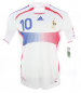 Preview: Adidas Frankreich Trikot 10 Zinedine Zidane WM 2006 Weiß Herren XL