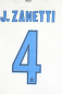 Preview: Nike Inter Mailand Trikot 4 Javier Zanetti 2011/12 Weiß Away Neu Herren XL