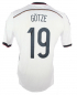 Preview: Adidas Deutschland Trikot 19 Mario Götze WM 2014 DFB heim weiß NEU Herren M oder XL