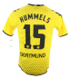 Preview: Kappa Borussia Dortmund Trikot 15 Hummels 2011/12 heim gelb BVB Herren XL (b-Ware)
