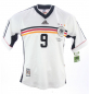 Preview: Adidas Deutschland Trikot 9 Ulf Kirsten WM 1998 Home DFB Herren S-M 176cm