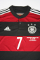 Preview: Adidas Deutschland Trikot 7 Bastian Schweinsteiger WM 2014 DFB Auswärts Patches Herren L